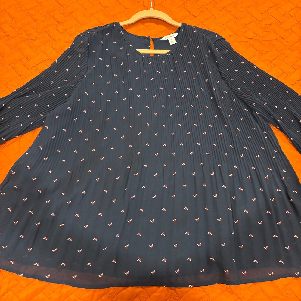 Navy blue blouse by Joe Fresh